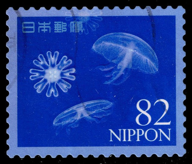Japan #4215d Jellyfish; Used