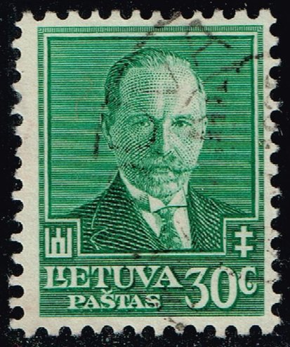 Lithuania #284 Pres. Antanas Smetona; Used - Click Image to Close