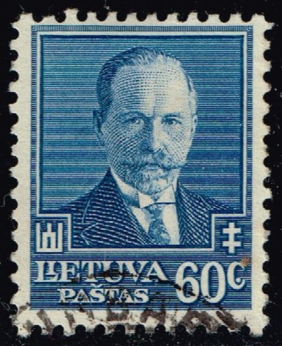 Lithuania #285 Pres. Antanas Smetona; Used - Click Image to Close