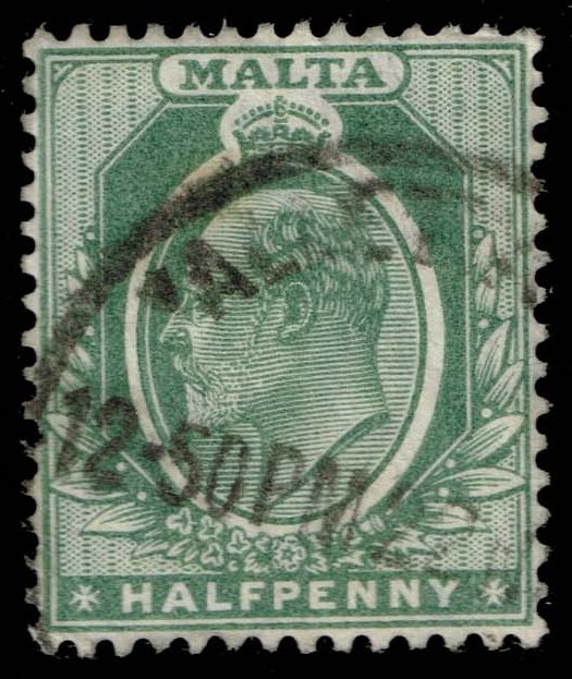 Malta #30 King Edward VII; Used - Click Image to Close