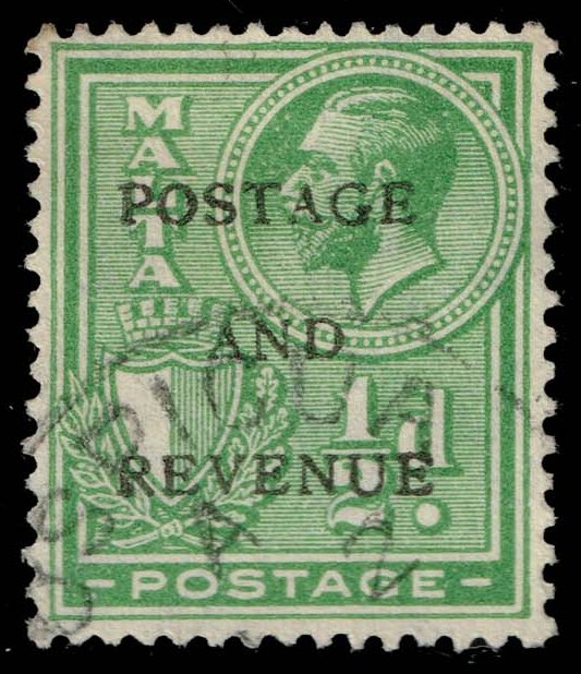 Malta #149 King George V; Used