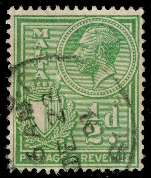Malta #168 King George V; Used - Click Image to Close