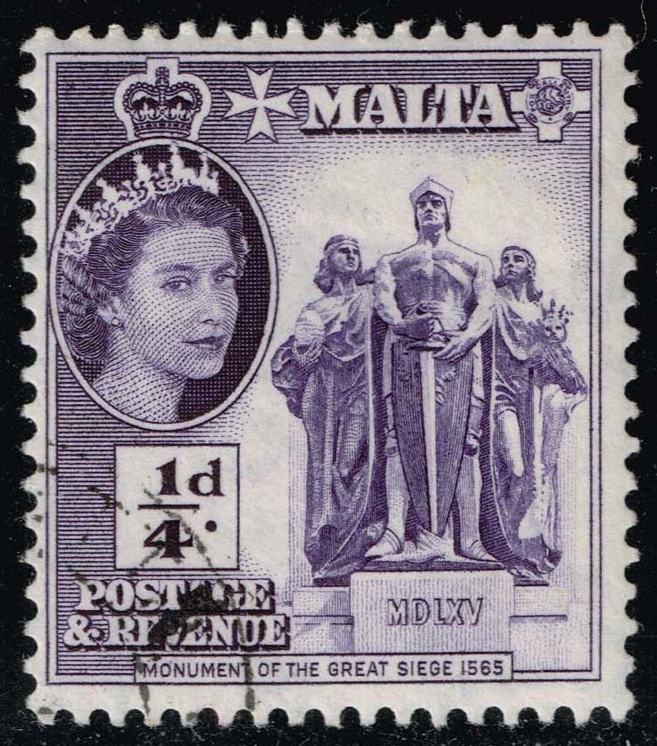 Malta #246 Monument of the Great Siege; Used - Click Image to Close
