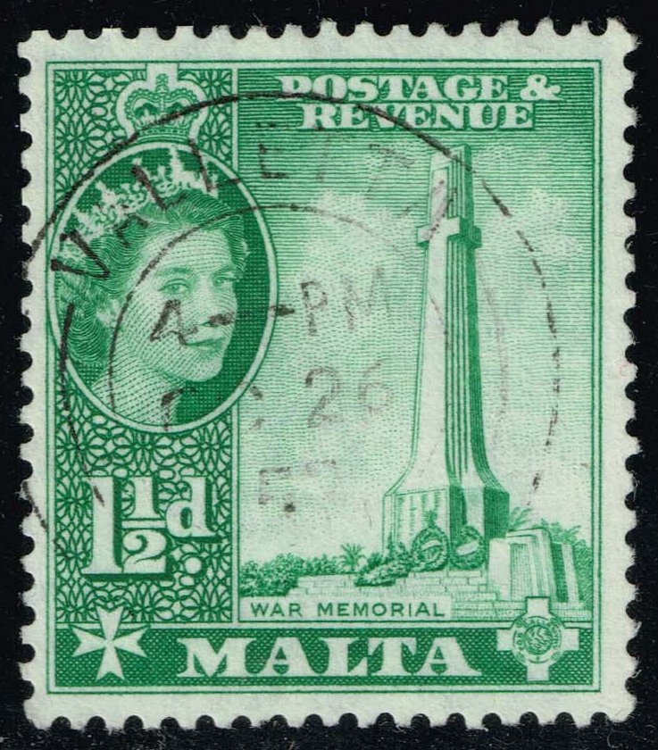 Malta #249 War Memorial; Used - Click Image to Close