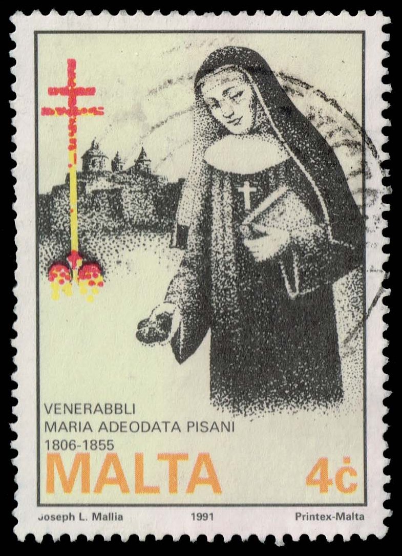 Malta #772 Sister Marie Therese Pisani; Used