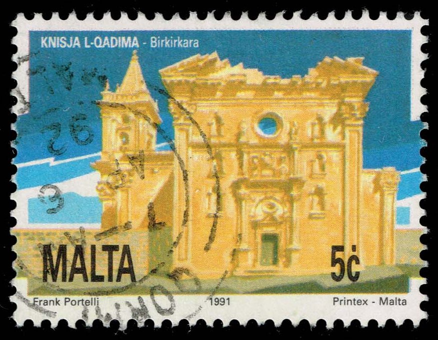 Malta #787 St. Mary's Church; Used - Click Image to Close