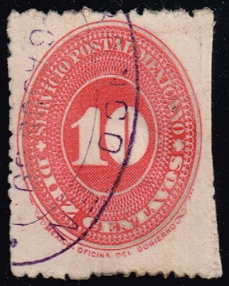 Mexico #187 Numeral; Used - Click Image to Close