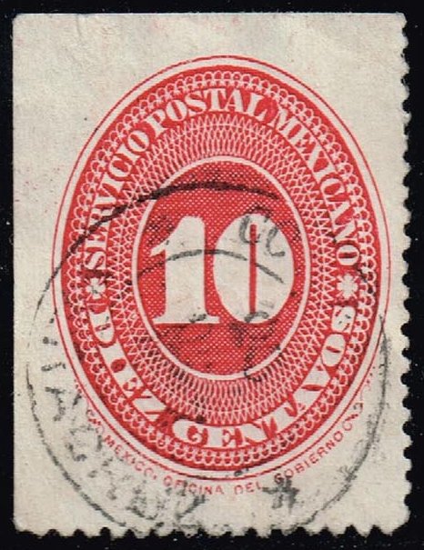 Mexico #187 Numeral; Used - Click Image to Close