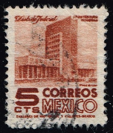 Mexico #857 Modern Building; Used - Click Image to Close
