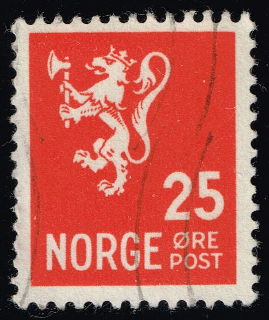 Norway #197A Lion Rampant; Used