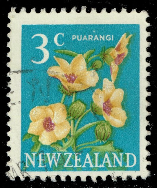 New Zealand #386 Hibiscus Flower; Used - Click Image to Close