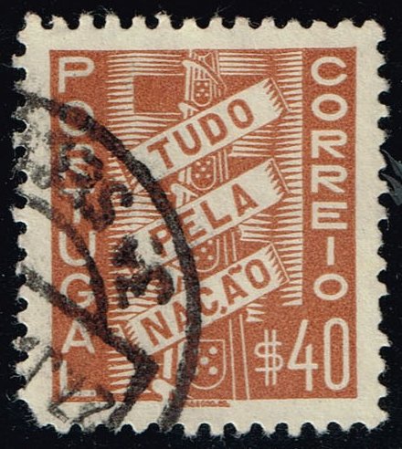 Portugal #567 All for the Nation; Used - Click Image to Close