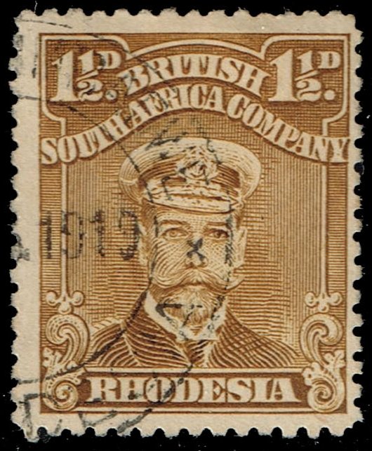 Rhodesia #121 King George V; Used - Click Image to Close
