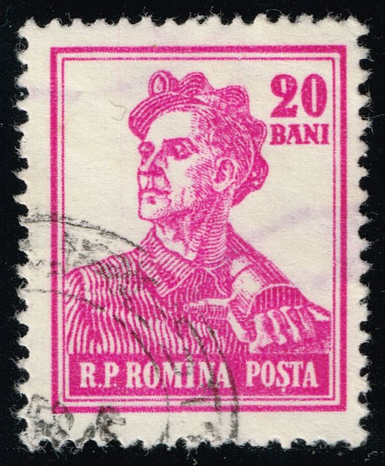 Romania #1027 Miner; Used - Click Image to Close