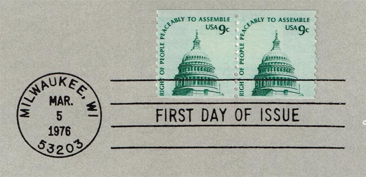 US #SP398 (1616) Capital Dome USPS Souvenir Page