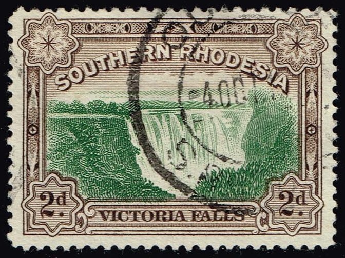 Southern Rhodesia #31 Victoria Falls; Used - Click Image to Close