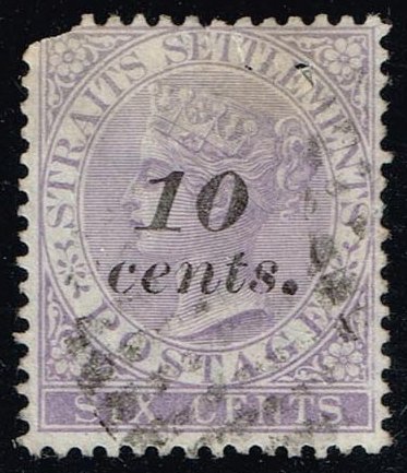 Straits Settlements #33 Queen Victoria; Used - Click Image to Close