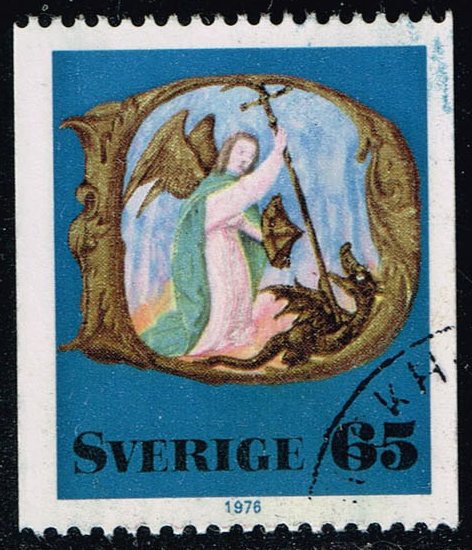 Sweden #1187 Archangel Michael; Used