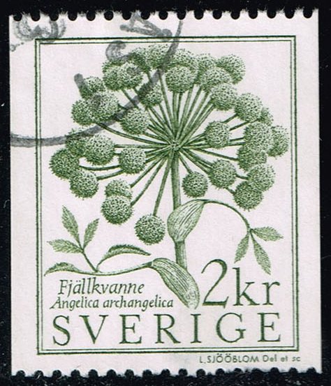 Sweden #1490 Angelica; Used - Click Image to Close