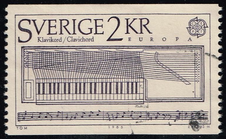 Sweden #1532 Clavichord; Used - Click Image to Close