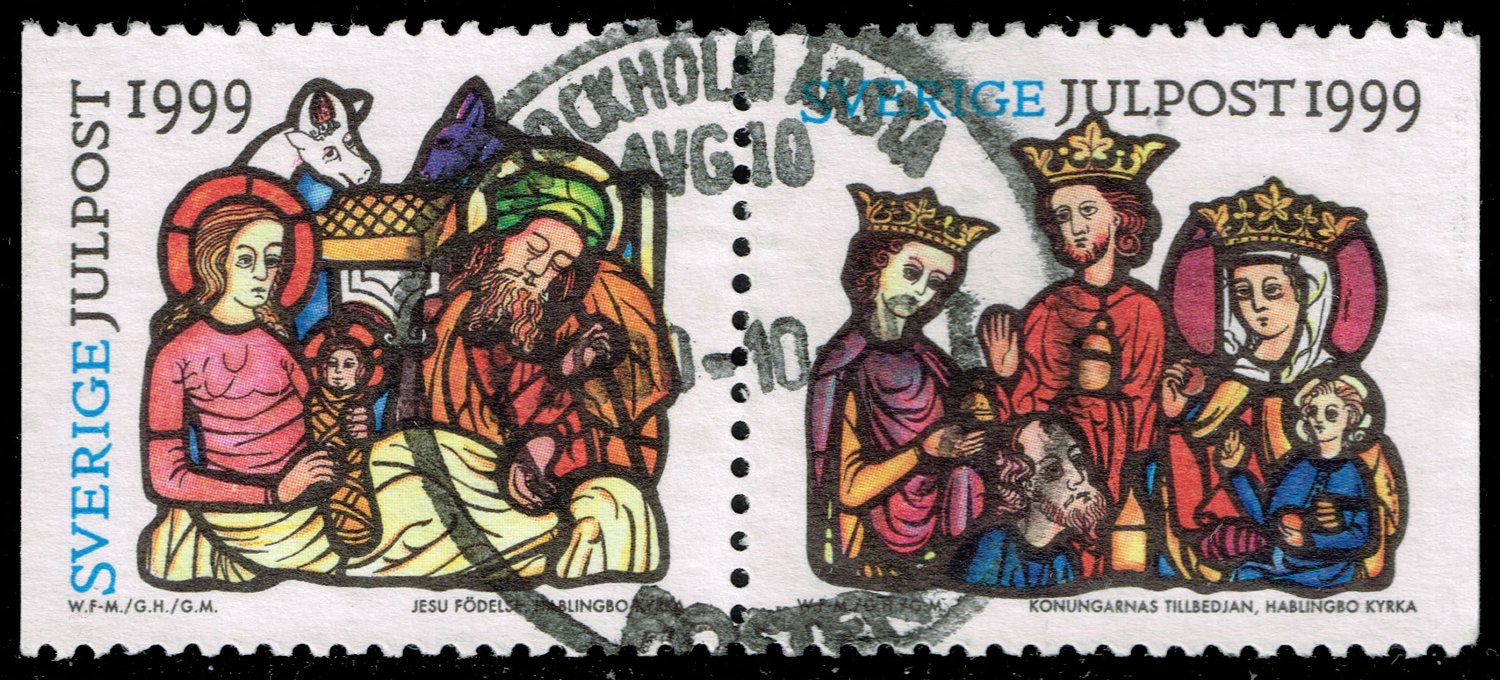 Sweden #2361-2362 Christmas Pair; Used - Click Image to Close