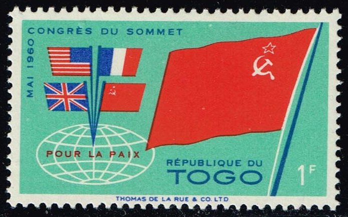 Togo #383 Flag of U.S.S.R.; Unused
