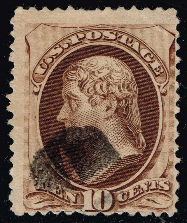 US #188 Thomas Jefferson; Used - Click Image to Close