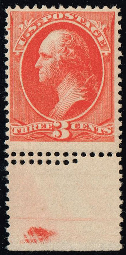 US #214 George Washington Double Perfs; MNH - Click Image to Close