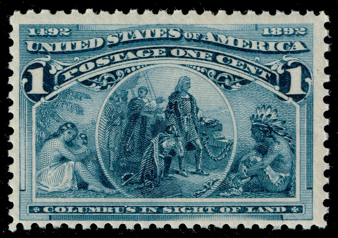 US #230 Columbus in Sight of Land; MNH - Click Image to Close