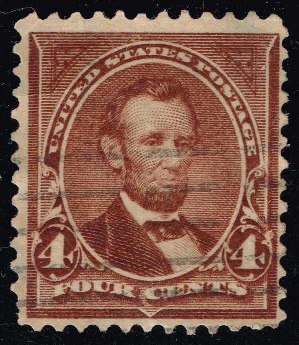 US #280 Abraham Lincoln; Used - Click Image to Close