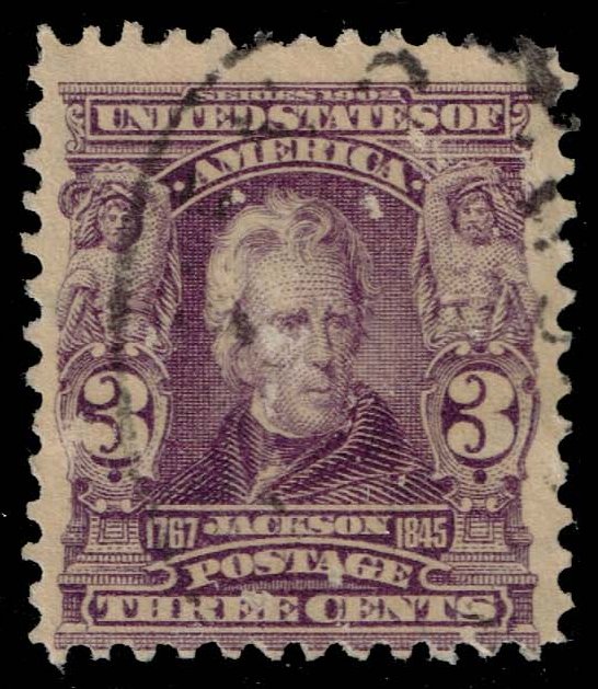 US #302 Andrew Jackson; Used - Click Image to Close