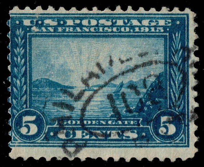 US #399 Golden Gate; Used - Click Image to Close