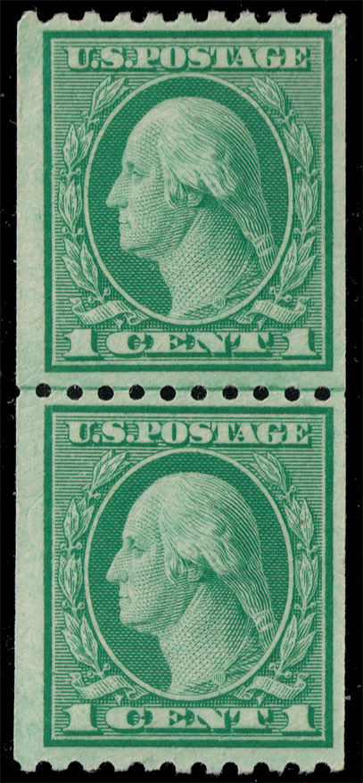 US #486 George Washington Joint Line Pair; MNH - Click Image to Close