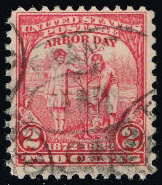 US #717 Arbor Day; Used - Click Image to Close