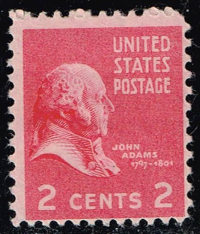 US #806 John Adams; MNH - Click Image to Close