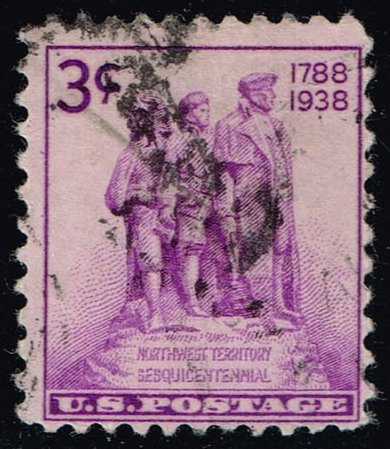 US #837 Northwest Territory Sesquicentennial; Used - Click Image to Close