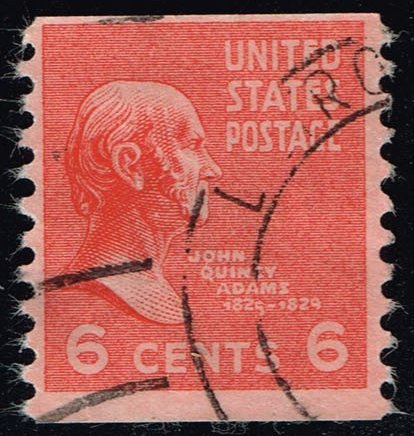 US #846 John Quincy Adams; Used - Click Image to Close