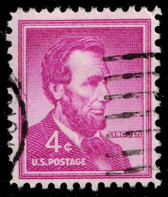 US #1036a Abraham Lincoln; Used - Click Image to Close