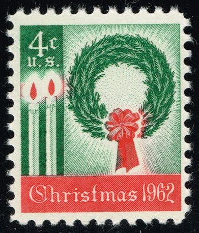 US #1205 Wreath & Candles; MNH - Click Image to Close
