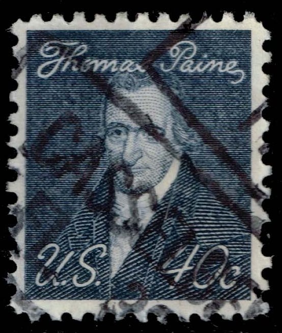 US #1292 Thomas Paine; Used - Click Image to Close