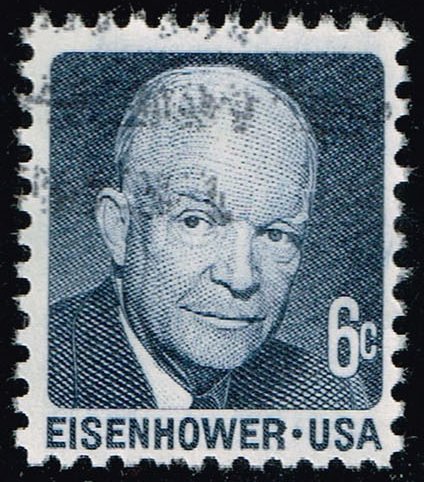 US #1393 Dwight D. Eisenhower; Used - Click Image to Close