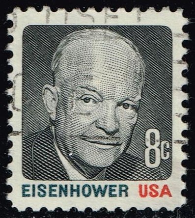 US #1394 Dwight D. Eisenhower; Used - Click Image to Close