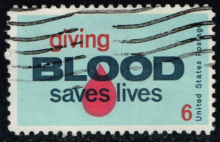 US #1425 Blood Donoation; Used - Click Image to Close