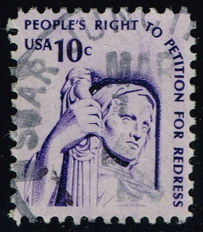 US #1592 Contemplation of Justice; Used
