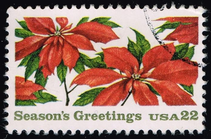 US #2166 Pointesettia Plants; Used - Click Image to Close