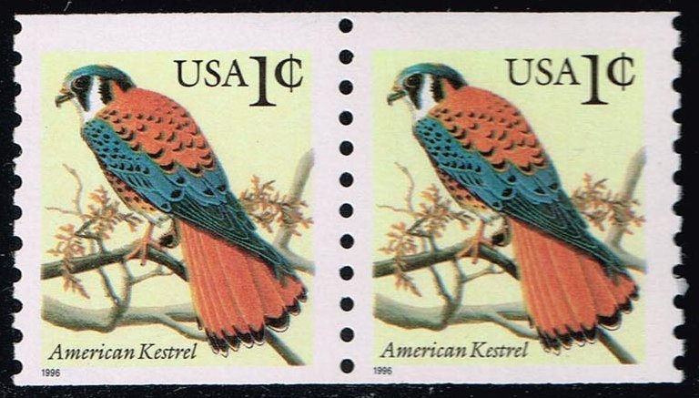 US #3044 American Kestrel; MNH Pair - Click Image to Close