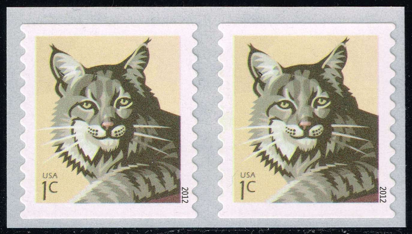 US #4672 Bobcat Pair; MNH - Click Image to Close