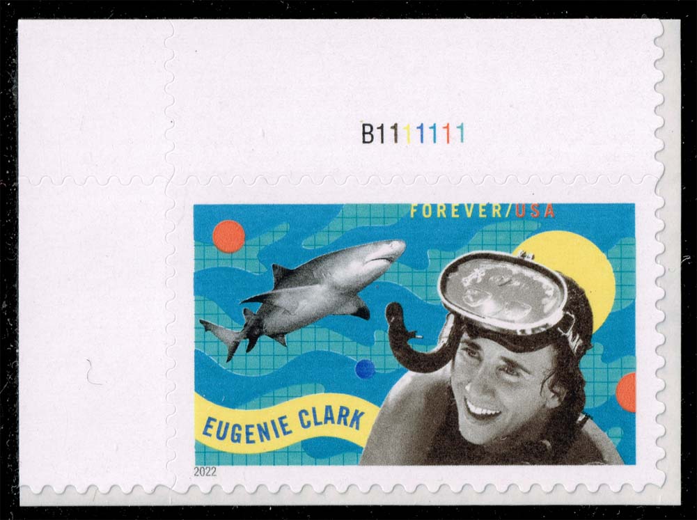 US #5693 Eugenie Clark and Shark P# Single; MNH - Click Image to Close