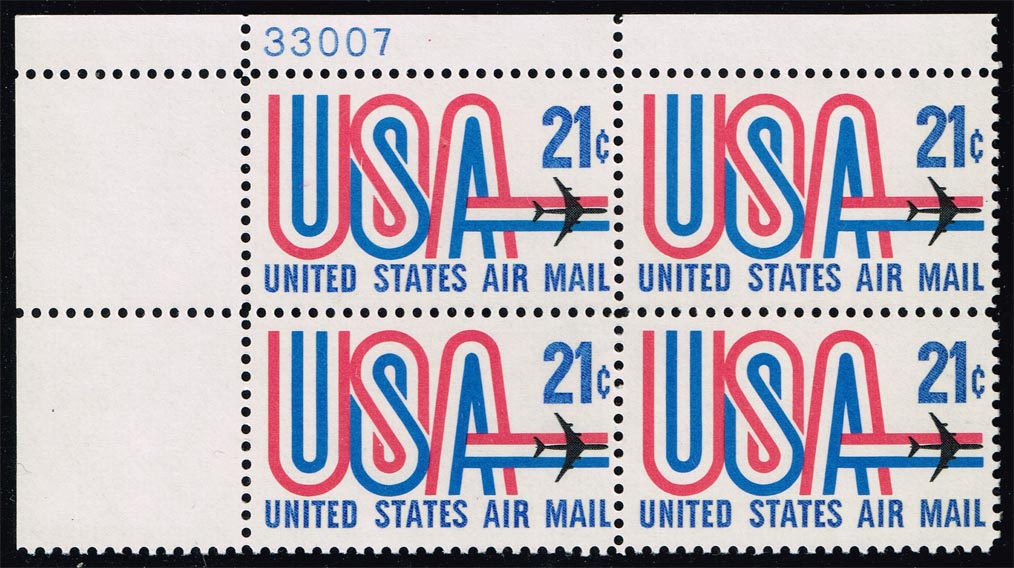 US #C81 USA and Jet P# Block of 4; MNH - Click Image to Close