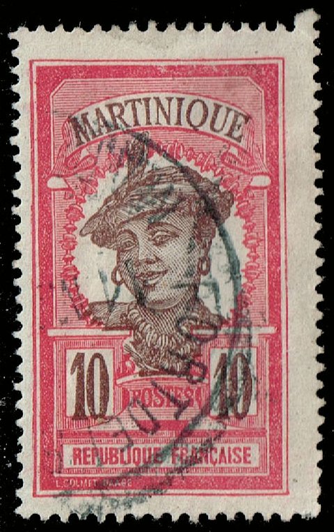 Martinique **U-Pick** Stamp Stop Box #149 Item 02 - Click Image to Close